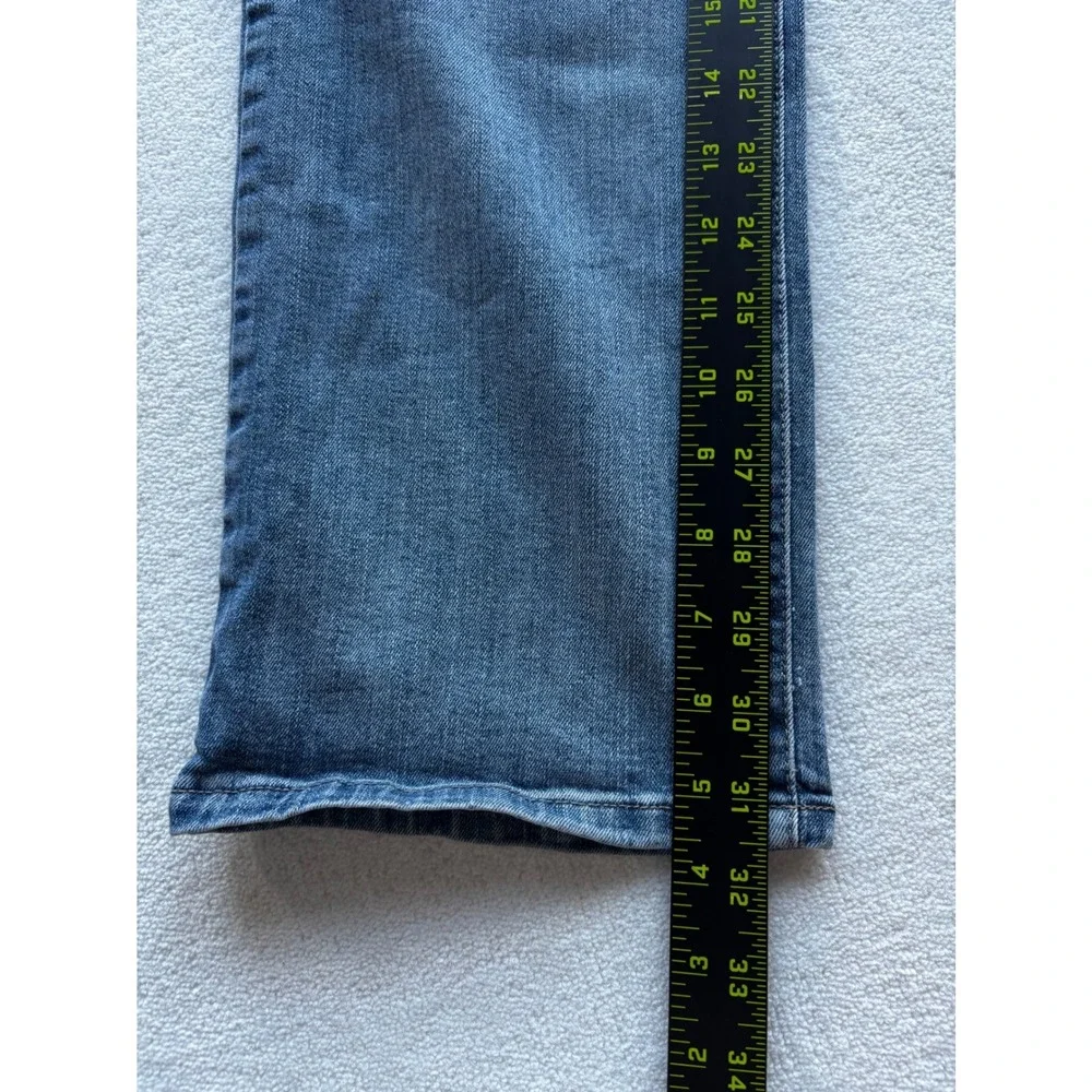 NYDJ Straight Leg Jeans‎ Womens 10 Blue Medium Wash Stretch Denim Made in USA